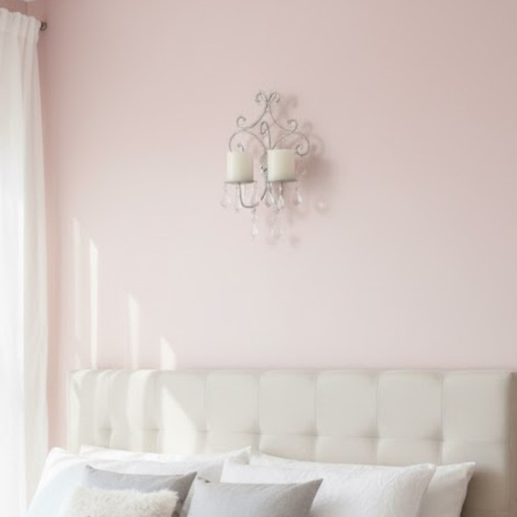 Wall Mount Crystal Candle Chandelier - Picture 8 of 8